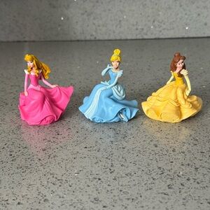Disney Princess Trio Cake Topper Figurine Set